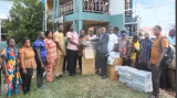 Schools in five deprived Asunafo North communities receive learning materials