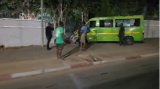 Trotro Driver drives into Akufo-Addo’s fence wall