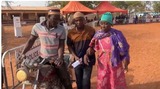 NPP race: Elderly woman arrives on Okada to vote in Northern Region