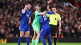 Senegal midfielder Idrissa Gueye sent off after slapping Everton team-mate at Old Trafford