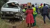 13 schoolchildren killed after bus collides with lorry in South Africa