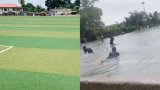 Effiakuma AstroTurf floods after heavy rains as video of children swimming goes viral
