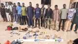 19 arrested in raid on drug and robbery dens at Kasoa Dominase, Onion Market