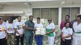 Aduro Ye Herbal donates 5,000 sets of Obuasi diapers to health facilities in Obuasi