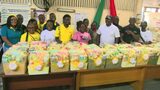 MTN Ghana spreads Christmas cheer at Korle Bu, donates 150 baby hampers