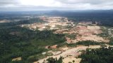 Galamsey: Five excavators, guns seized during raid in Ahafo Ano South West