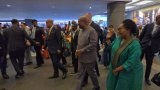Mahama and Lordina receive rousing welcome in New York [Photos]