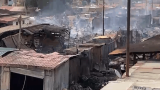 Gunman shoots randomly during fire outbreak in Madina, injures 10 people