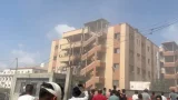 Five journalists among 20 killed in Israeli strike on hospital, Gaza officials say