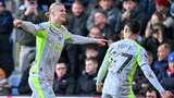 Haaland double helps Man City to victory at Palace
