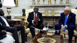 South Africa has sent officials to US for trade talks, president says