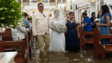 Why Filipino couples keep getting married in flooded churches