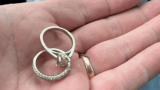 Man finds wife’s lost wedding rings after searching through landfill
