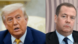 Trump moves nuclear submarines after ex-Russian president’s comments