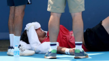 Rinderknech collapses on court in Cincinnati heat