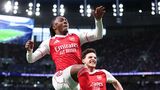 Arsenal put four past Tottenham to go five points clear