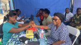 Pan-African Savings and Loans holds free health screening for customers and community