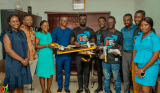 CEO of NEIP supports Solomon Akugru, a survivor of the June 3 disaster