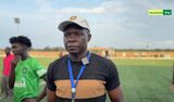 Coach Nana Yaw Amankwah applauds players after Bibiani Gold Stars hard-fought FA Cup win over Basake Holy Stars