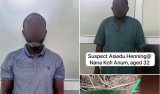 Police arrest two suspects for the murder of a Lebanese national at East Legon
