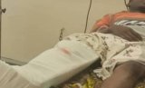 Mason rescued with severe leg injury after building collapse at Kasoa New Market
