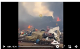 G/A: Fire destroys makeshift wooden and metal structures at Madina