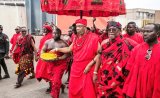 2025 Homowo: Ga Mantse visits ancestral burial grounds; Intercedes for protection, blessings