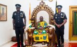 Report land and chieftaincy disputes to me – Asantehene tells new Ashanti Regional Police Commander